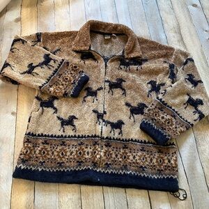 Equestrian Mazmania fleece jacket